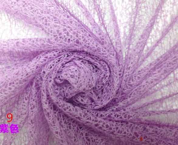 160*50 cm Mesh Gaas Kaasdoek Wraps met Matchende Bloem Hoofdband Volledige Set Voor Pasgeboren Fotografie