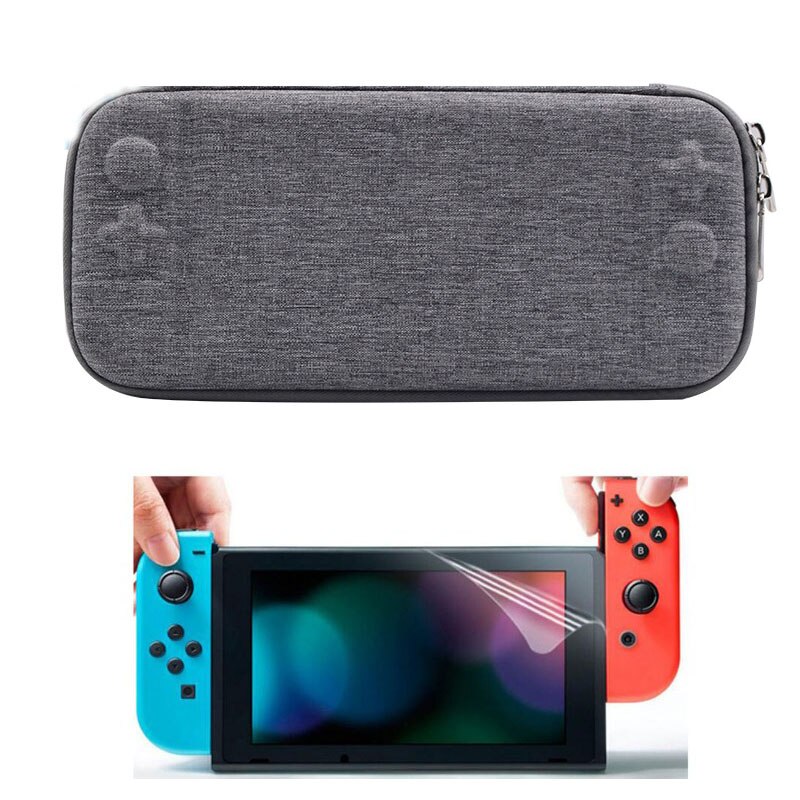 Nintend Switch Hard Bag Shell Storage Travel Carry Pouch Case for Nintendos Switch NS Console Protective Gray Bags Pack Holder: Group 3