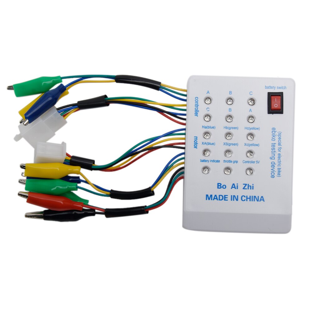 24 36 48 60 72V E-bike Tester Brushless Motor Riding Electric Car Controller Portable Spared Battery Powered Scooter Durable