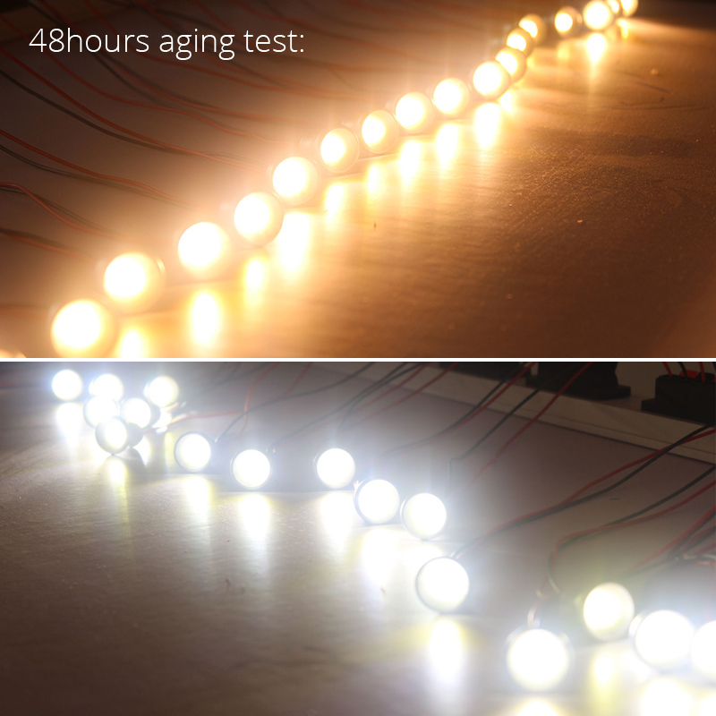 10 stk 1w dc12v ip65 mini led spot lys tommelfinger spotlight lampeskab omgivende belysning