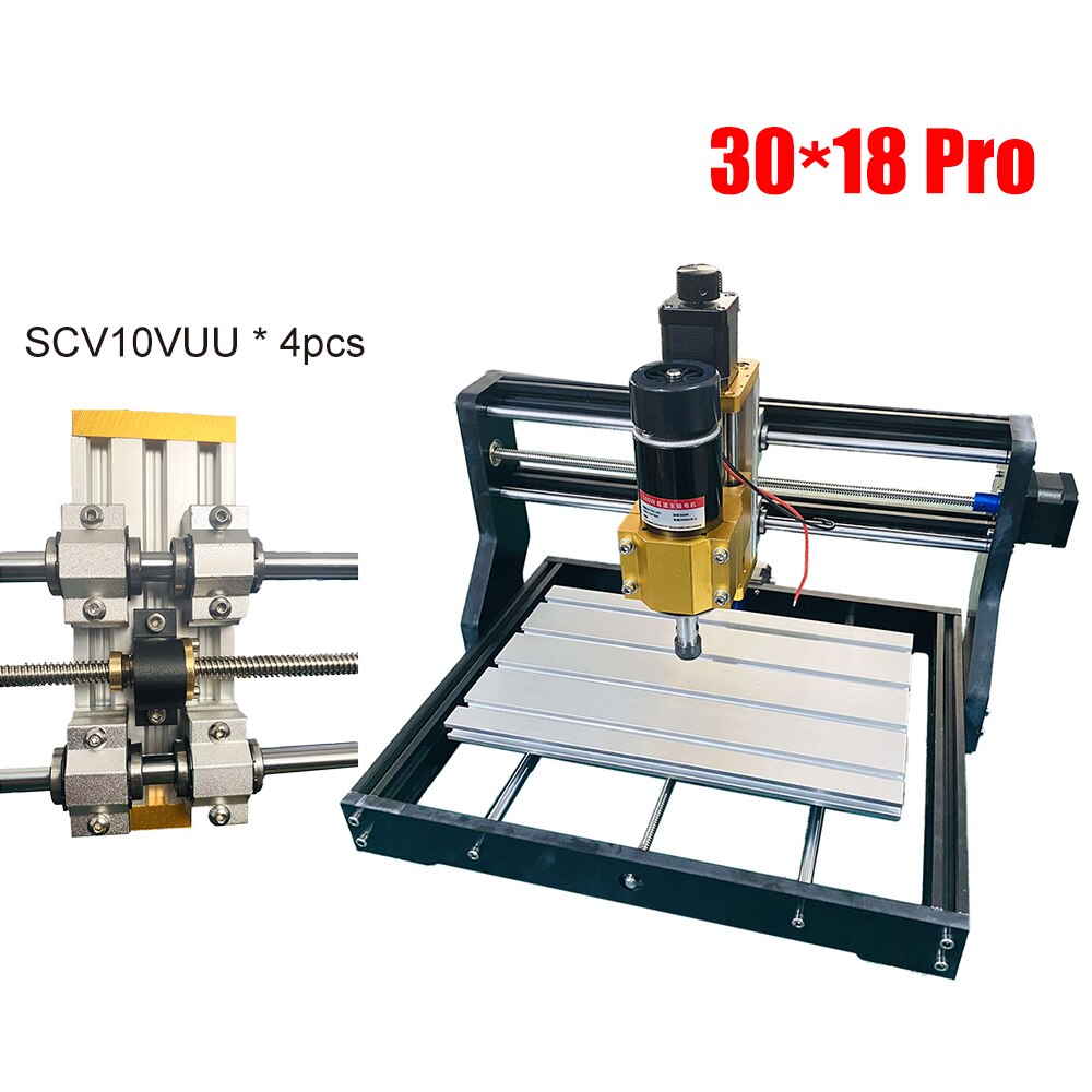 CNC3018plus SCV12VUU łożysko 12mm, 10mm dla CNC3018 T8 śruba ołowiu 4mm średnica 12mm dla maszyny CNC aktualizacja Xaxis