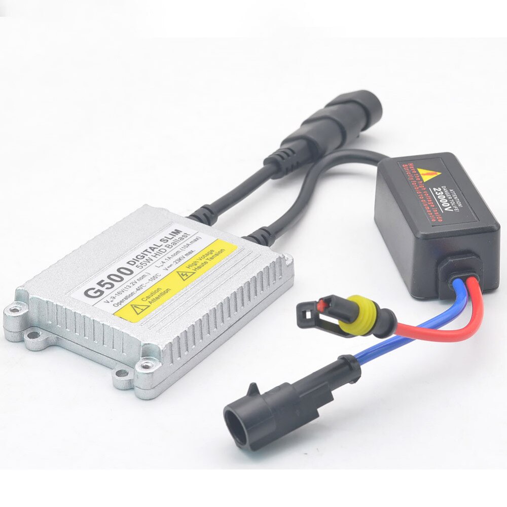 2pcs 55W Digital Slim HID ballast xenon Conversion kit AC G500 car headlight Electronic ballast replacement
