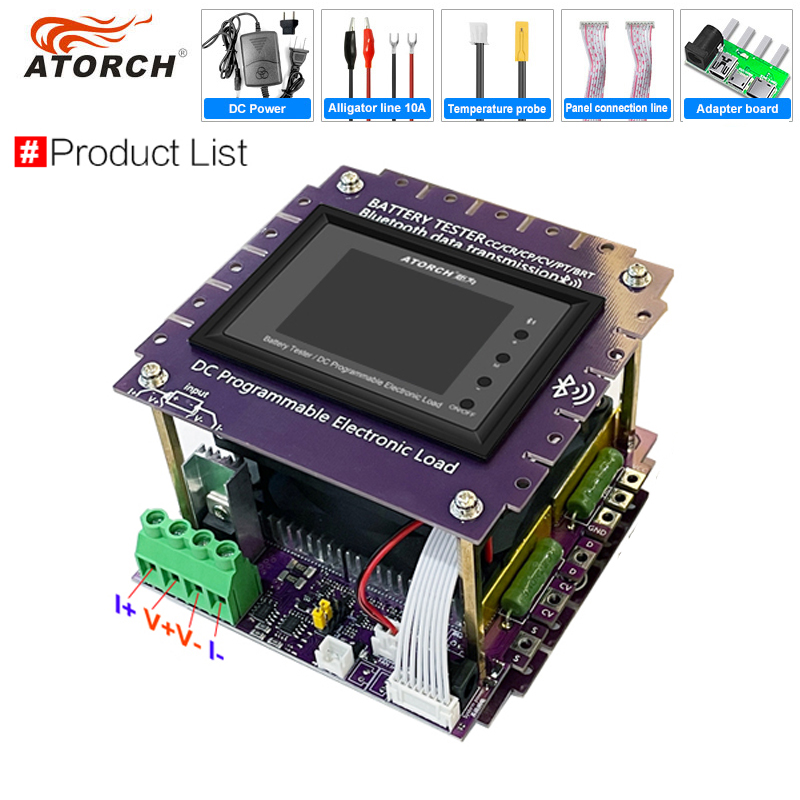 2-200V 150W 23A Intelligente Temperatur Control DC Power USB Tester Elektronische Last Lithium-Batterie Kapazität Entladung meter: 150W 2-220V DK