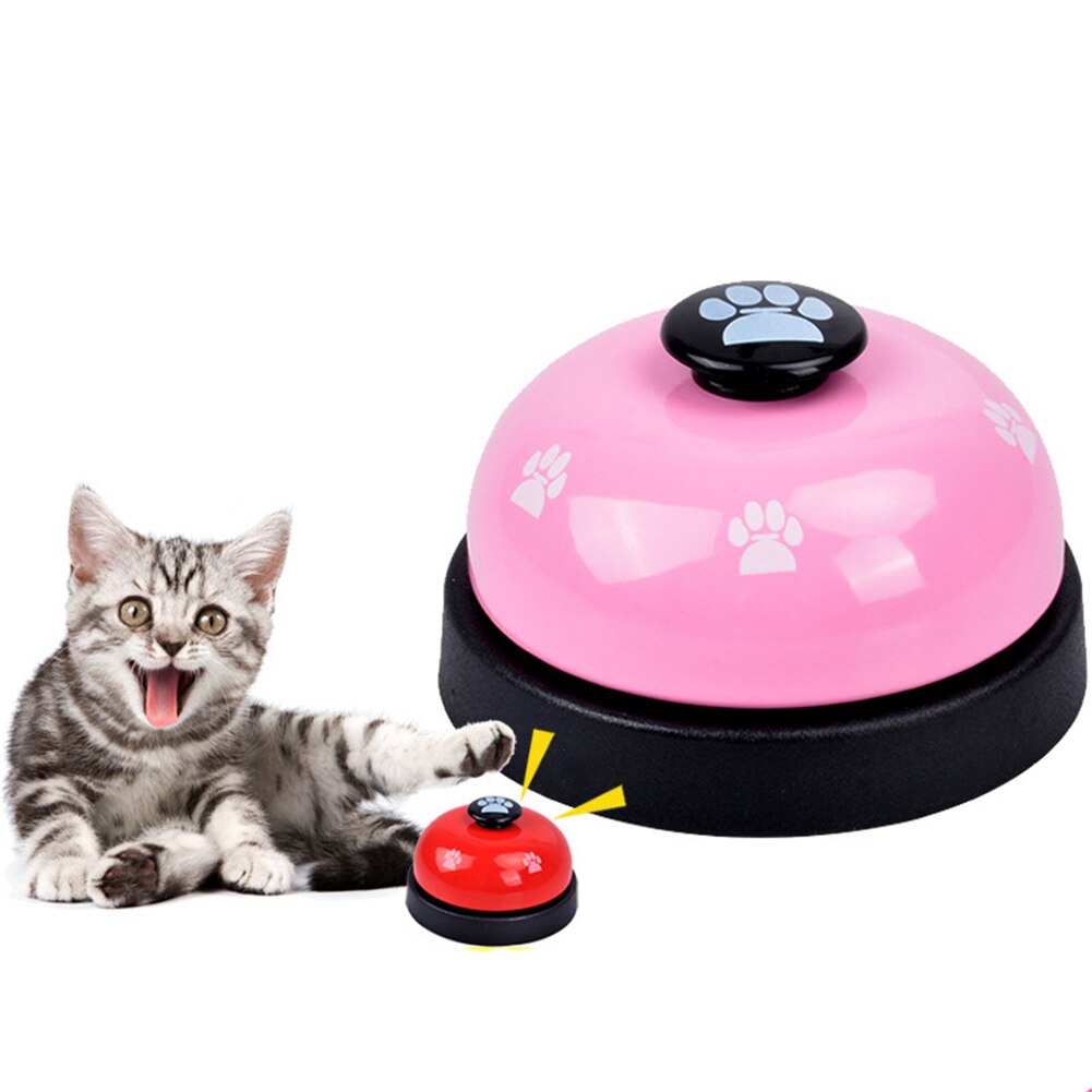 Pet Training Bells Dog Cat Interactive Toy Kitten Puppy Food Feed Reminder Puzzle Toy Development Intelligence Squeak Sound Toy