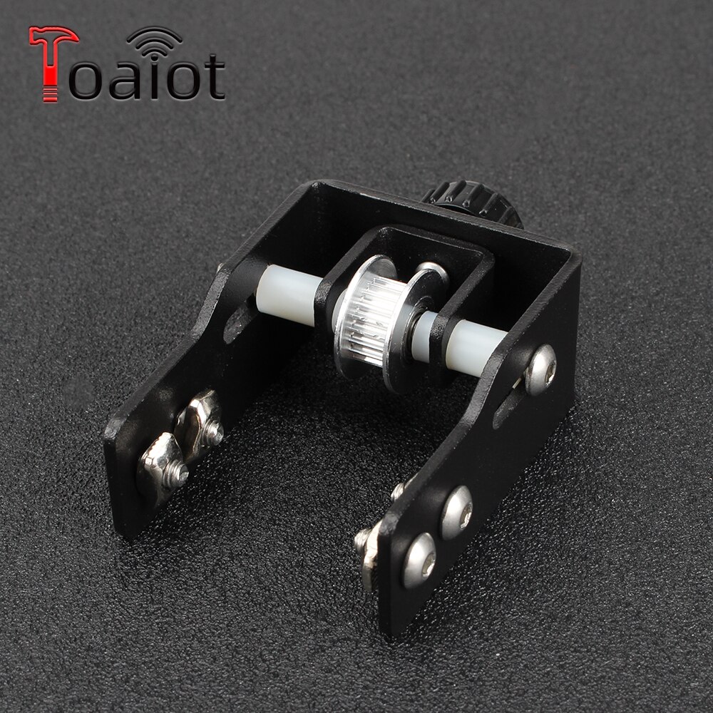 Zwart 2040 Profiel Y-as Synchrone Riem Stretch CR10 Rechtzetten Spanner Voor Creality CR-10 CR10S 2040 3D Printer Onderdelen