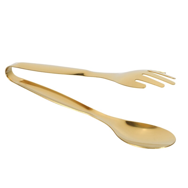 Stainless Steel Food Tongs Gold Kitchen Utensils Buffet Cooking Tools BBQ Clips Bread Steak Tong CNIM