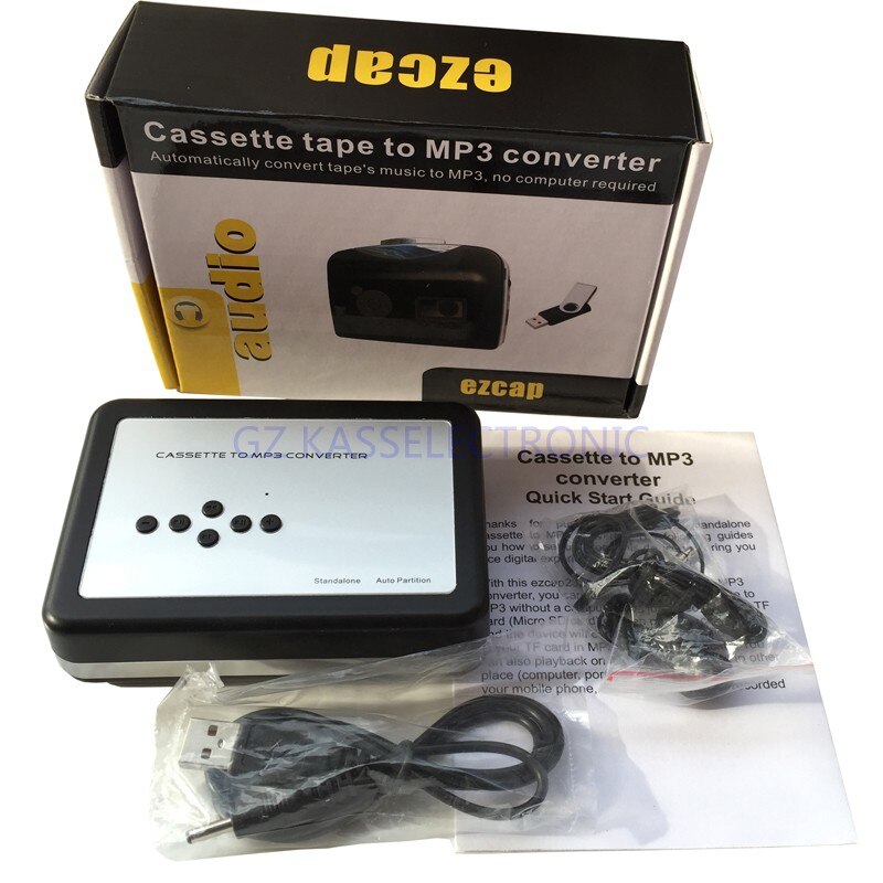 cassette captura tarjeta convertir cassette en MP3 convertidor usb reproductor Walkman SD TF tarjeta