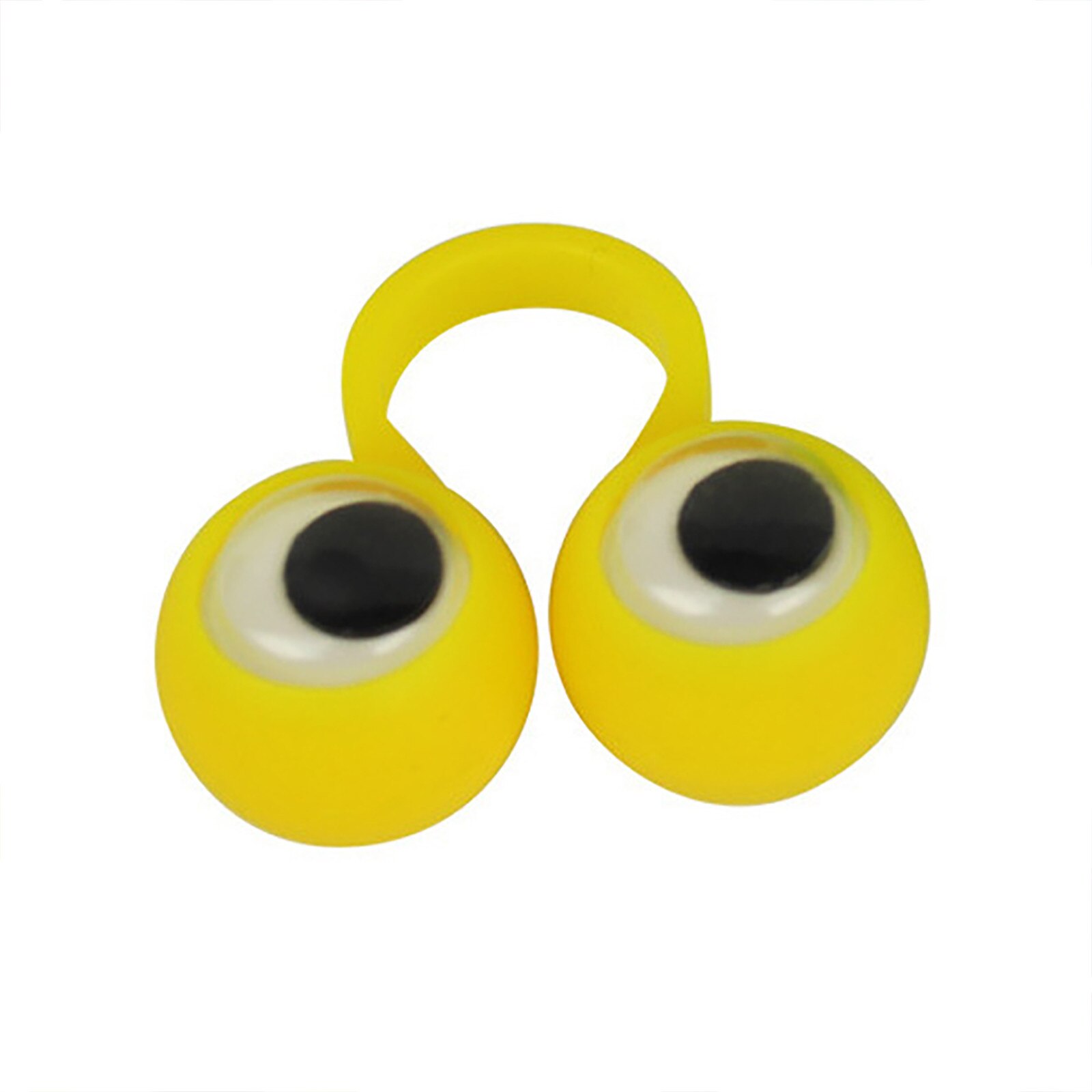 freundlicher Auge Fingerpuppen googeln Augen Ringe Augapfel Ring Bausatz freundlicher Party Favor Persönlichkeit Finger Dekoration Geburtstag: Gelb 