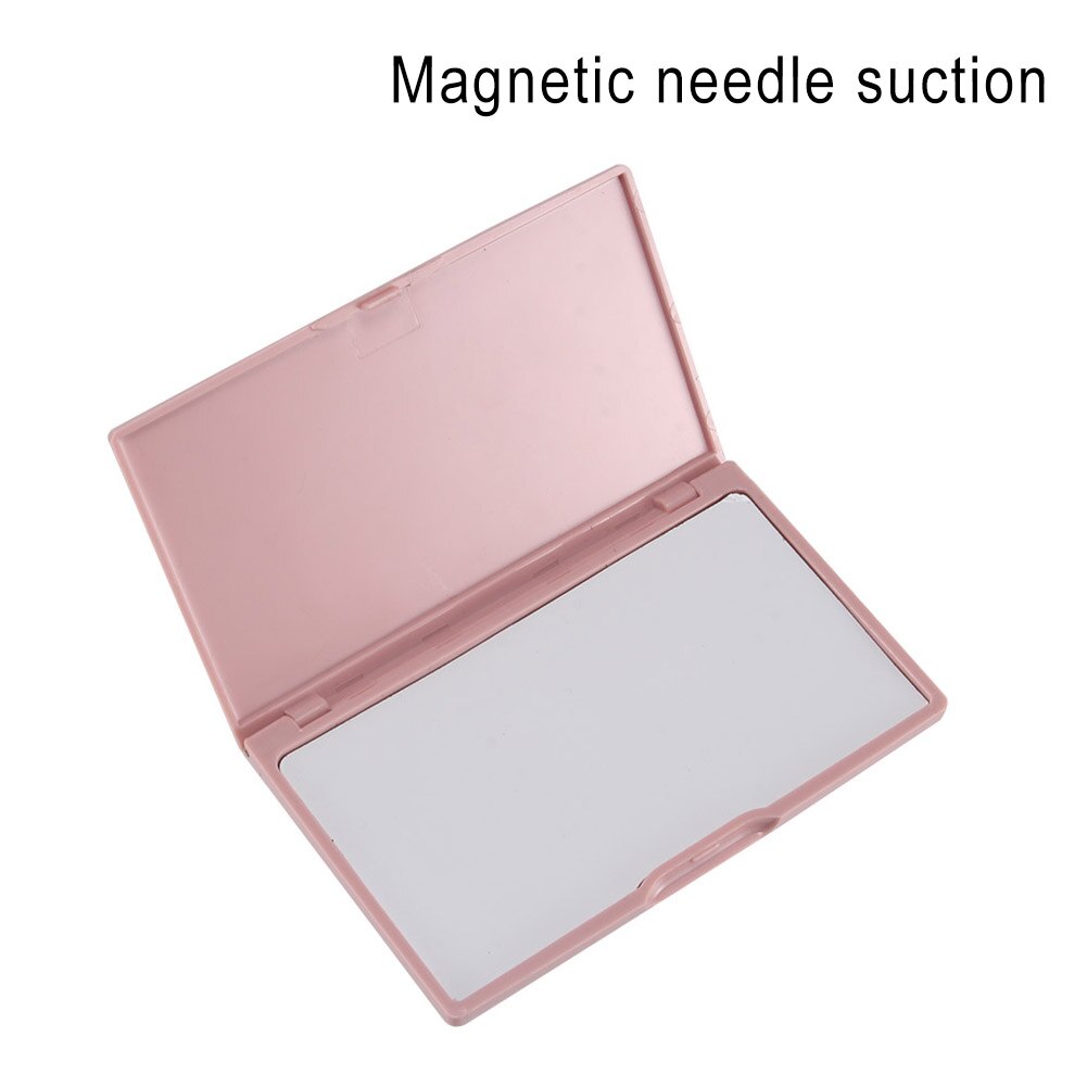 Portable Needle Storage Case Plastic Sewing Pins Organizer Magnetic Container MDP66