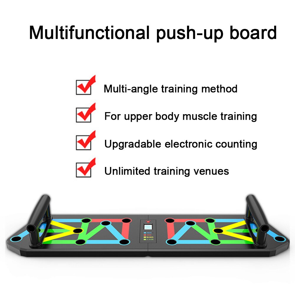 13 in 1 Electronic Counting Push-up Board Multifunctional Push UP Rack Training Board Muscle Workout Gym Fitness Equipment