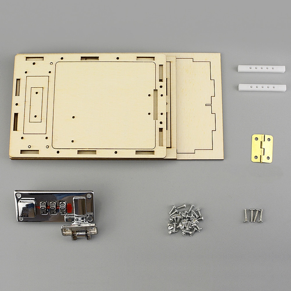 Giocattolo educativo del Kit di esperimento scientifico del modello di costruzione della scatola di Password meccanica di DIY