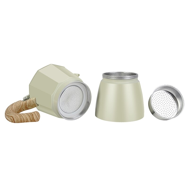 Mocha -kahvinkeitin italialainen espresso -kahvinkeitin percolator pot liesi kahvinkeitin 300ml