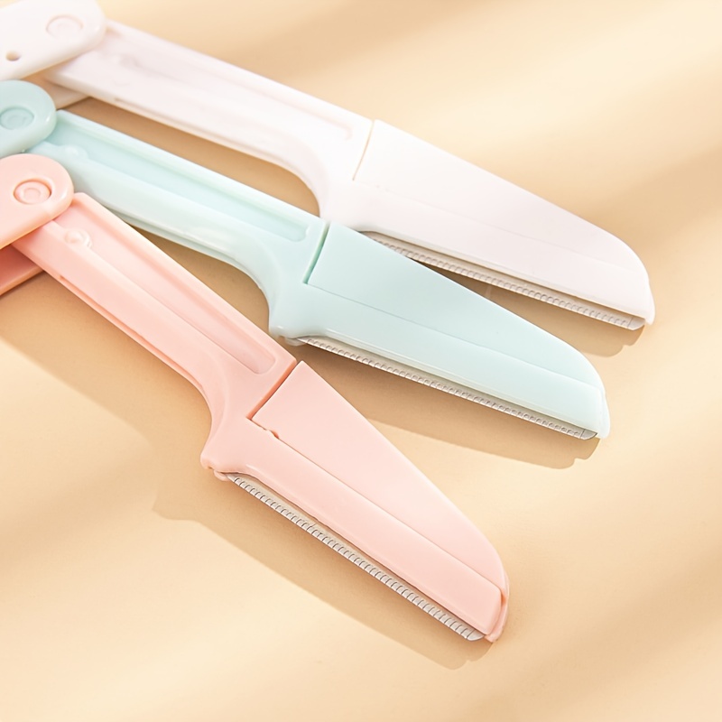 1Pc/3 Stuks Draagbare Wenkbrauw Trimmer Opvouwbare Epilator Set Gezichtsscheerapparaat Schoonheid Gereedschap Wenkbrauw Trimmer