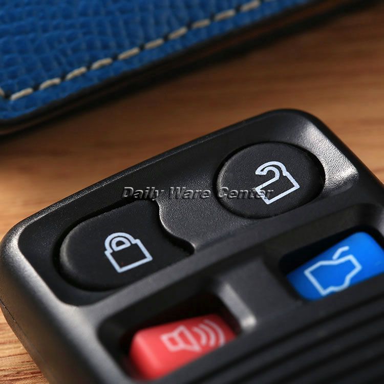 Car Replacement 4Buttons Keyless Entry Remote Fob Transmitter Clicker Beeper Alarm Car Case Shell Cover for Ford Key Smart Locks