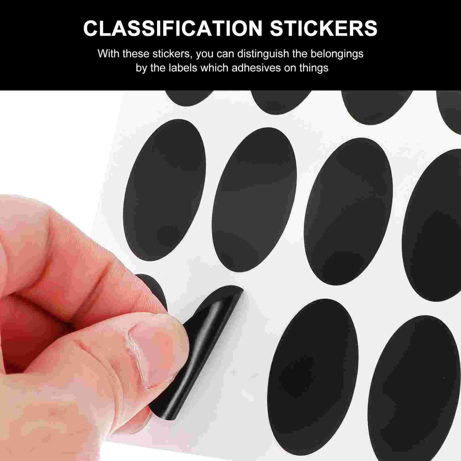 296 Stuks Adhesive Label Stickers Classificatie Stickers Ovale Markering Stickers