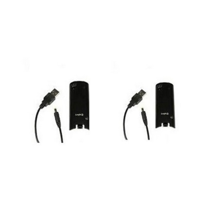 2X TWIN ZWART 3600 mAH OPLAADBARE BATTERIJ POWER PACK VOOR WII voor NINTENDO AFSTANDSBEDIENING