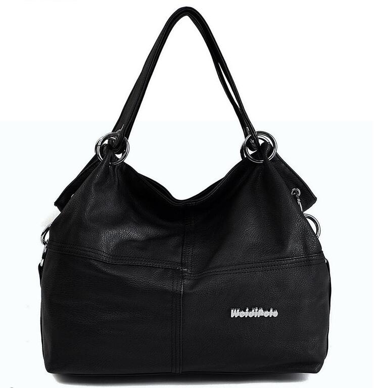 mode vrouwen tas Schoudertas vrouwen lederen handtassen vrouwen grote zak Crossbody tas Bolsa vrouwen handtassen XS-430: Black