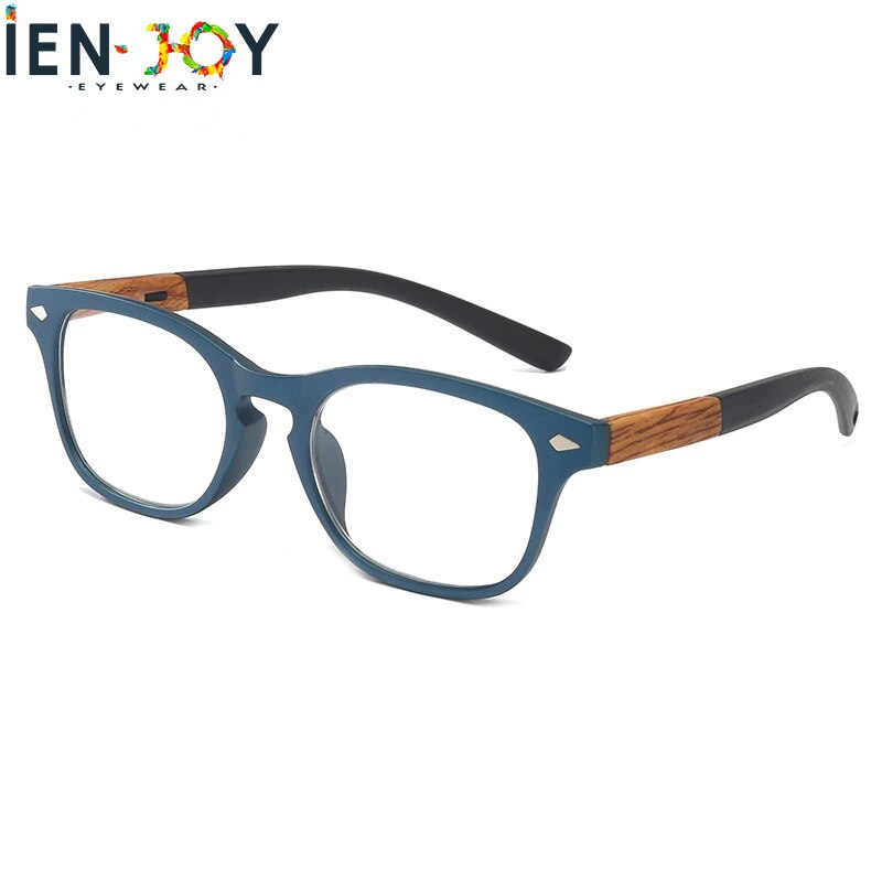 Ienjoy Houtnerf Leesbril Voor Vrouwen Mannen Mode Verziend Brillen Anti Vermoeidheid Reader 1.0 1.5 2.0 2.5 3.0