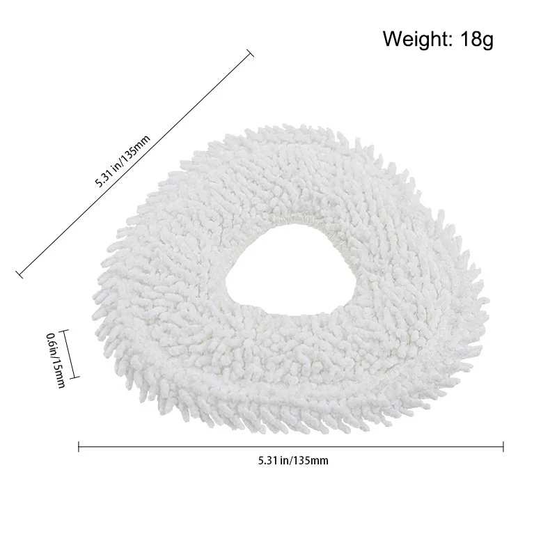 Mop pad voor Narwal Freo Z Ultra/Freo X Ultra/Freo Z10 Ultra Robot Stofzuiger Vervanging Deel Accessoires