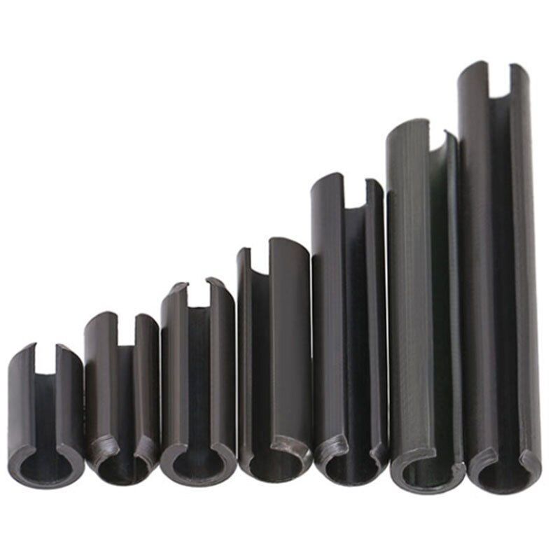 M1.5 Black Carbon Steel Spring Type Straight Pins Slotted Split Dowel Sellock