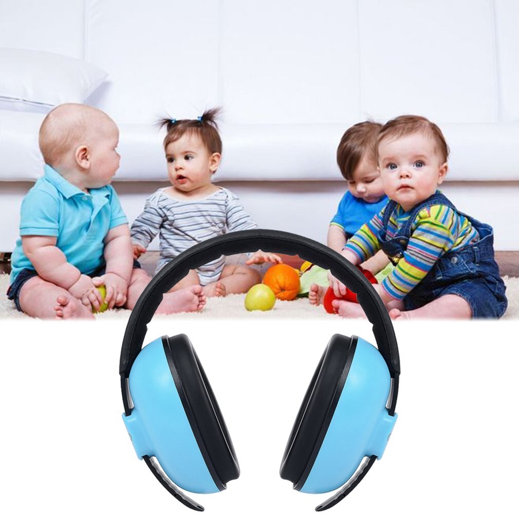 Baby Kids Anti noise Earmuffs Headset Hearing Protection Ear Defenders Sleeping Headphone Protect Noice Cancel FD