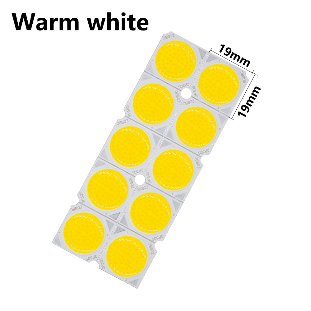 30W LED COB Licht 10 stuks veel 30W LED COB Gloeilamp Op Board 19*19mm High Power LED Chip Light Lamp Spotlight Downlight Lampen