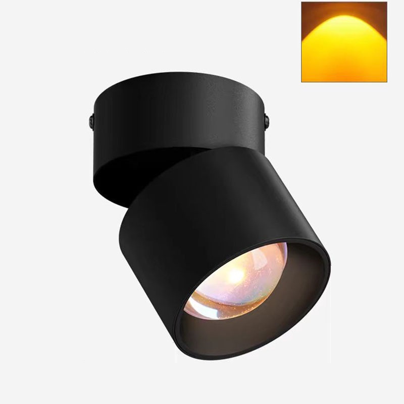 Solnedgangsspotlight vægvasker foldbar 350 ° roterende stueindgang 220v bakkeformer solnedgangsbelysning stemningslamper: Orange
