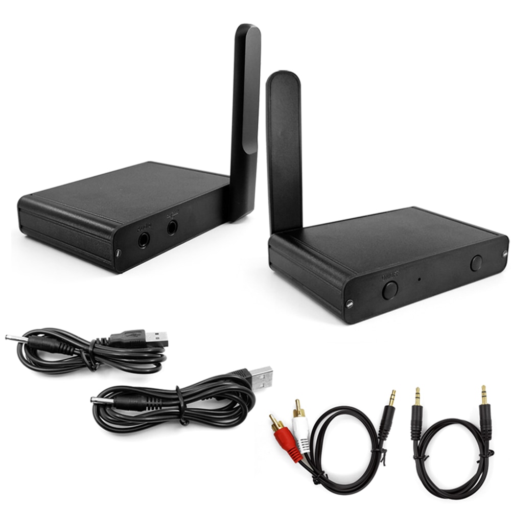 2.4Ghz Hifi Digitale Draadloze Audio Zender Ontvanger 200M Wireless Music Sound Adapter Met 3.5 Mm Audio Kabel Voor ipad