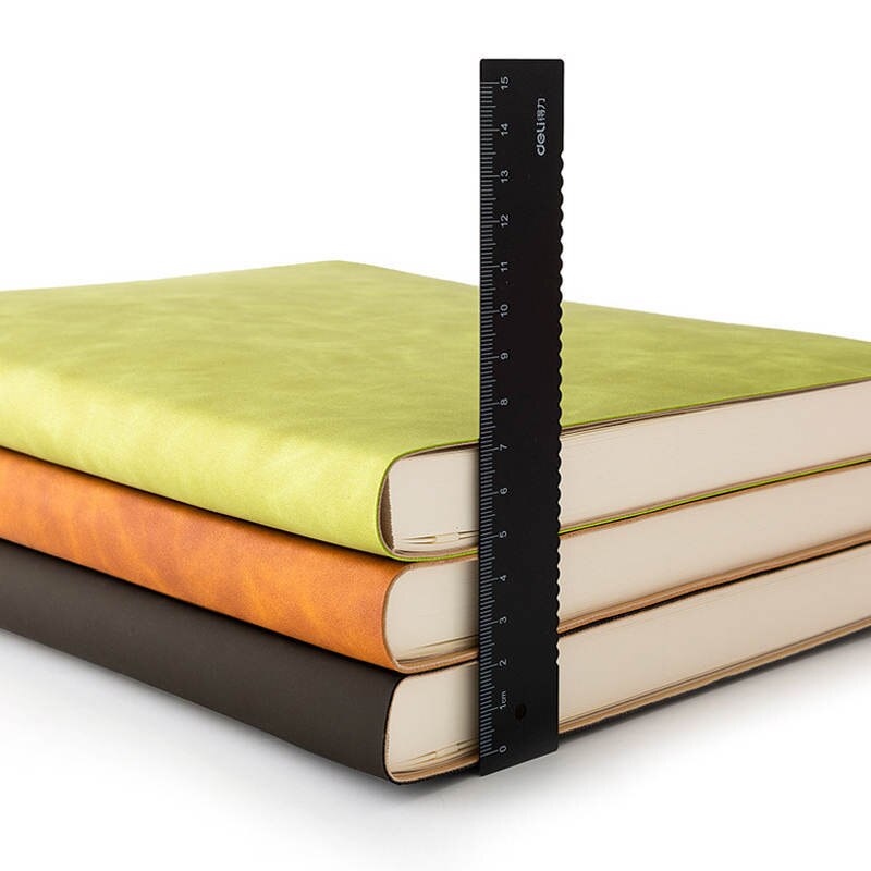 EZONE-Cuaderno de 208 páginas A4, libreta gruesa, cuaderno grande, diario de cuero suave, material escolar y de oficina, papelería