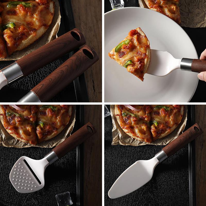 2 stk pizza spatel skridsikker multi-purpose kage spatel ost spatel til køkken diy kage værktøj og tilbehør