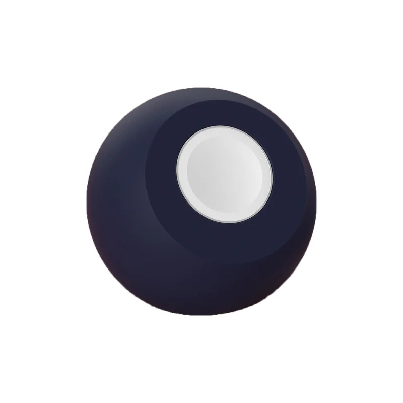 Ladegerät Stehen Für Apfel Iwatch Serie Ladegerät Dock Bahnhof Schreibtisch Ball bilden Magnetische Silikon Halterung Uhr Ladekabel Halfter: Weiß