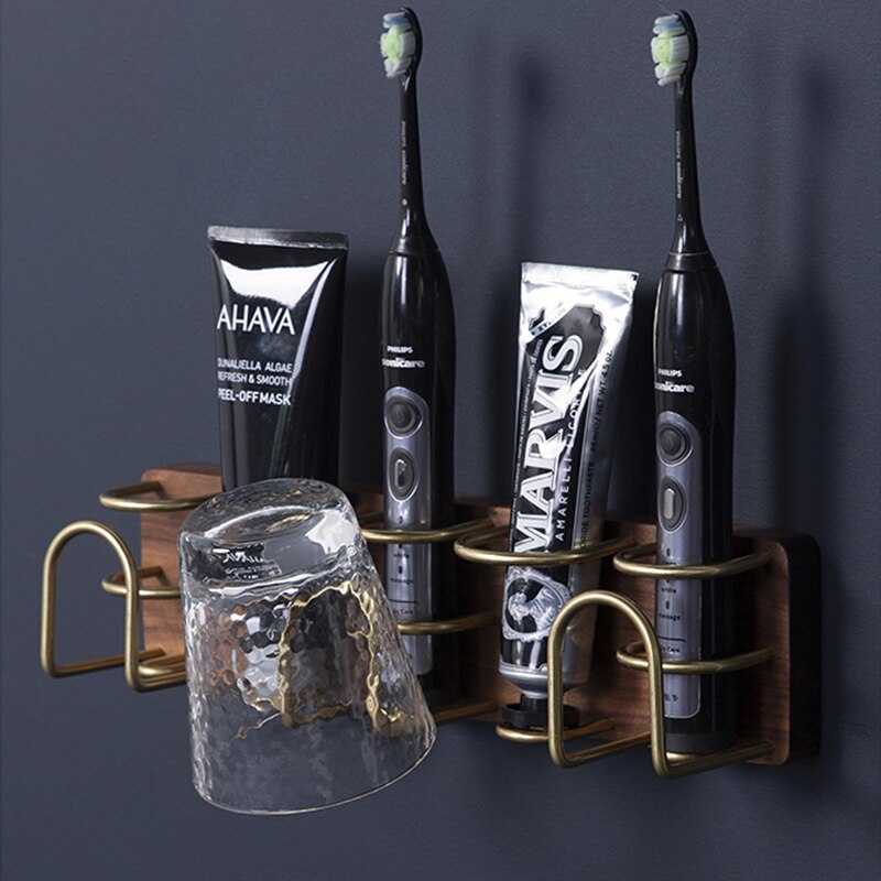Multifunctionele tandenborstel bekerhouder wandhanger tandenbekerhouder mondbekerrek gratis perforatie