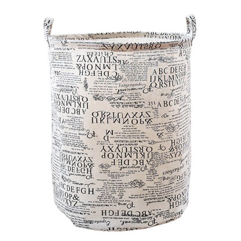 Fabric Laundry Basket Toy Storage Box Large Capacity Waterproof Folding Laundry Basket Portable Bathroom Storage Basket