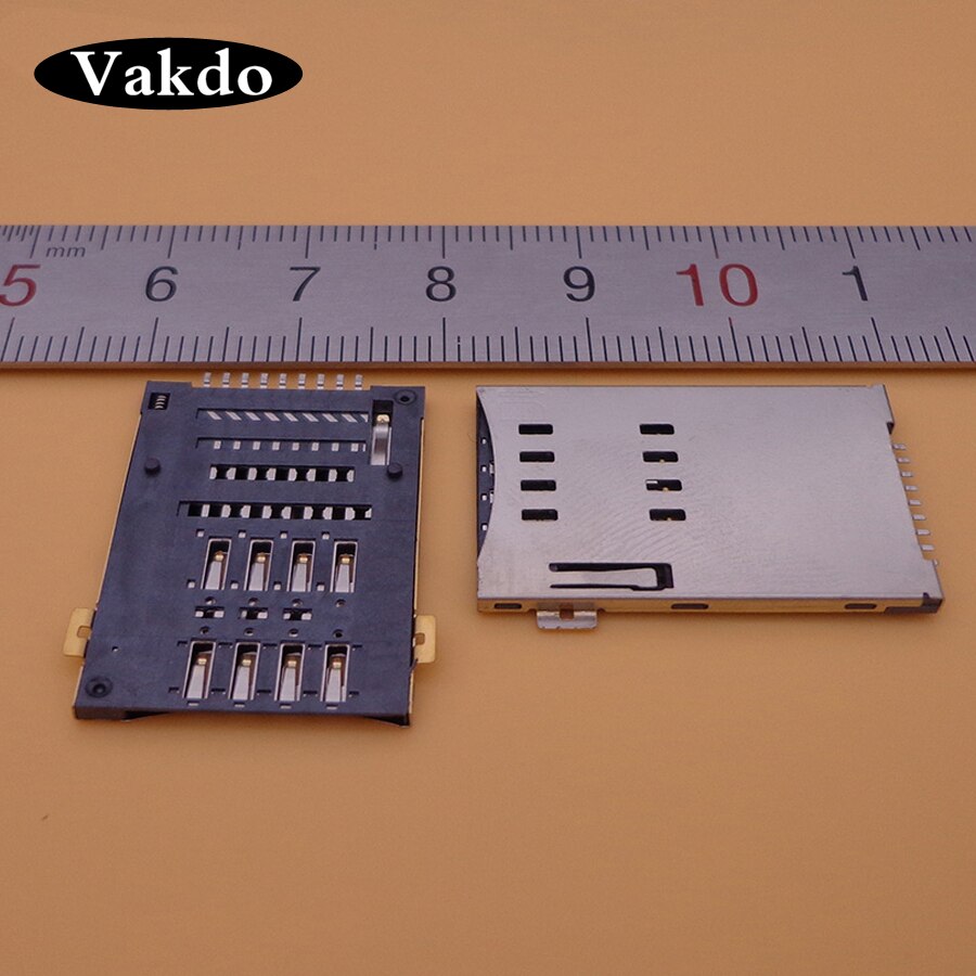 2X 100% Original Sim sd Karte Tablett Slot sockel Leser Für Huawei MediaPad 10 Verknüpfung S10-201U S10-201WA S7-932u s7-611 721U