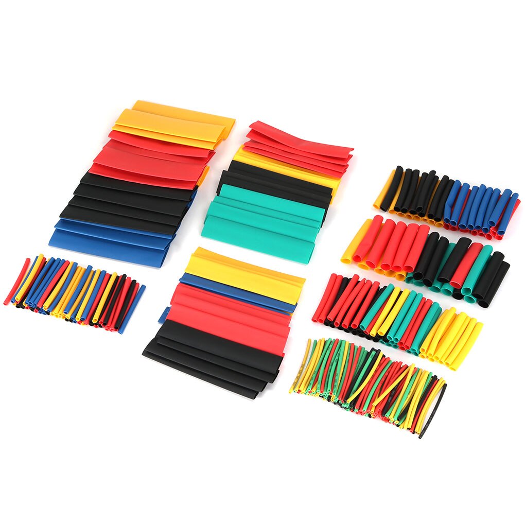 Heat Shrink Tubing Wire Cable 328Pcs Heat shrink tube kit Insulation Sleeving Polyolefin Shrinking Assorted