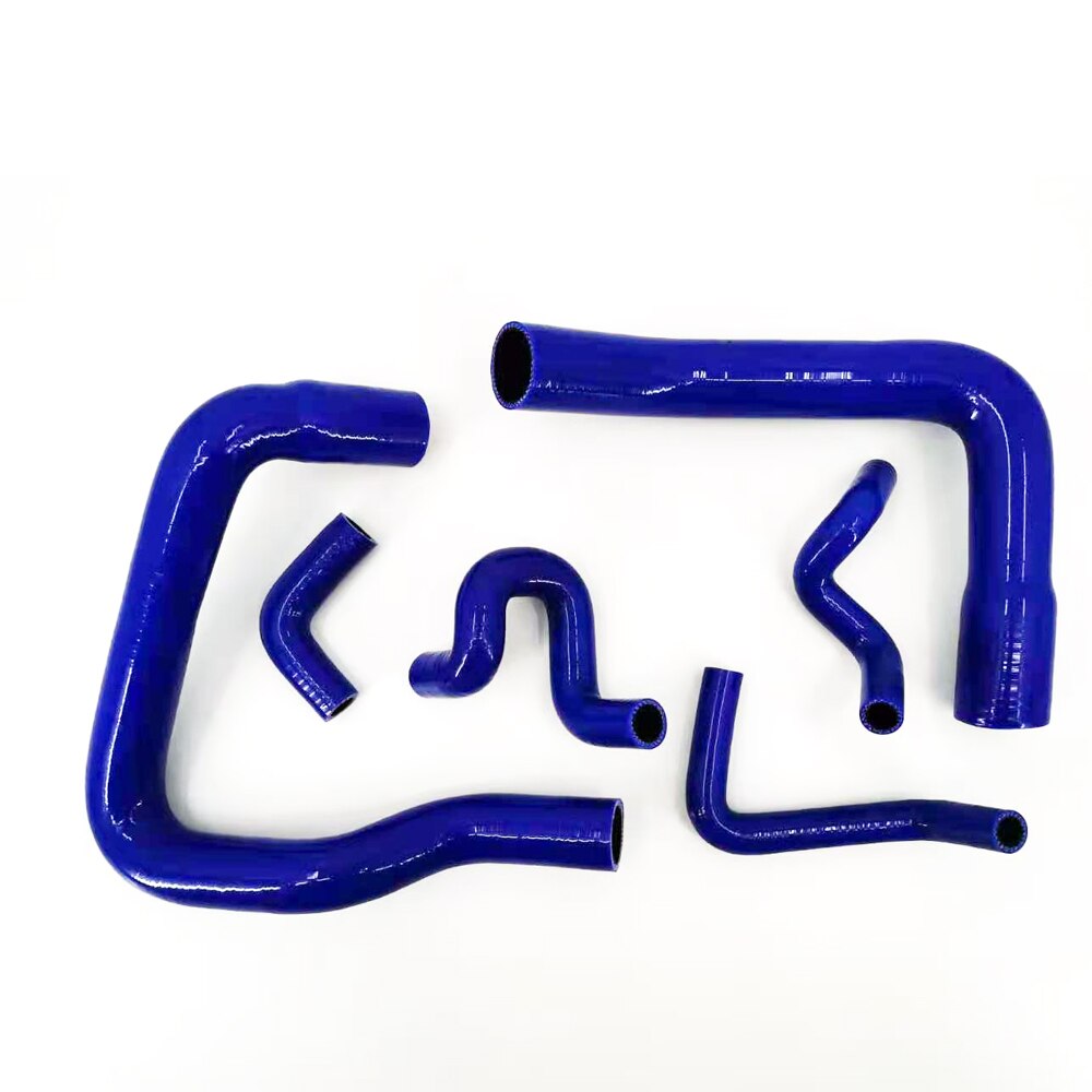 Silicone Radiator Coolant Hose Kit For Ford Mustang GT LX Cobra 5.0 1986-1993 Blue 88 89 91