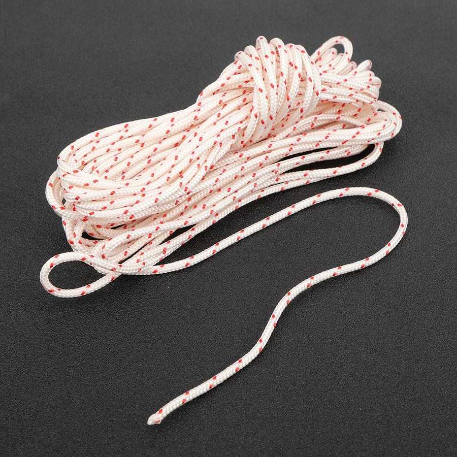 10m/32.8ft Fiber Chainsaw Lawn Mower Starter Rope Cord Replacement Outdoor Equipment Accessory Lawn Mower Accessories
