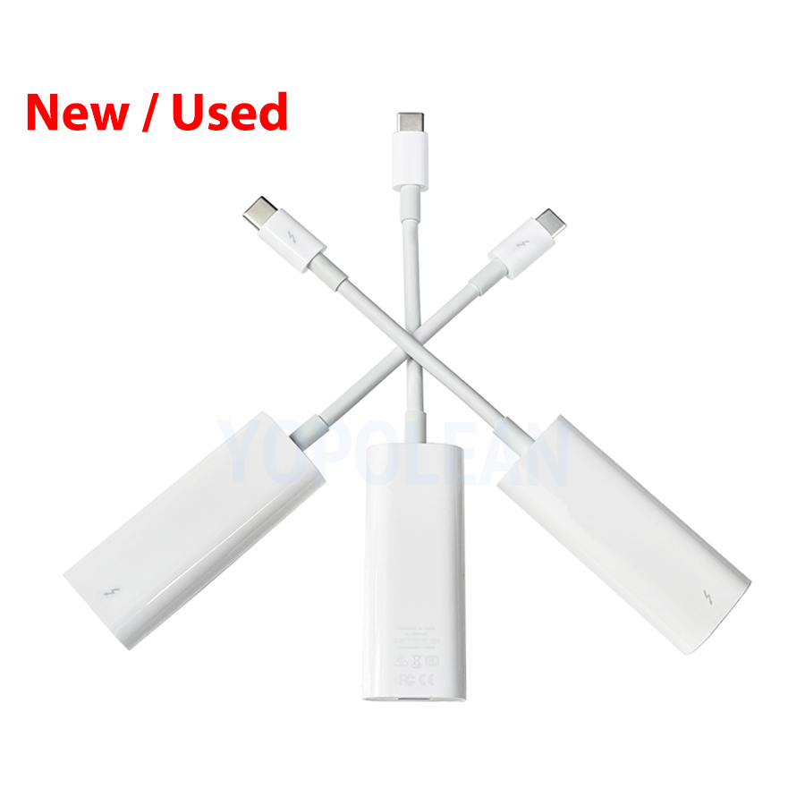 /usado Thunderbolt 3 USB-C a Thunderbolt 2 Cable convertidor adaptador A1790 MMEL2AM/A para Apple Macbook Pro Air Mac mini iMac