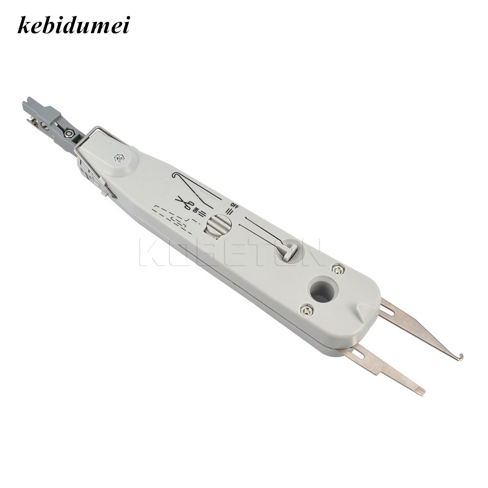 kebidumei Punch Down Tool KRONE LSA-Plus Punch Down Tool with Sensor Network Lan Punch Tool RJ11 RJ45 Cat5