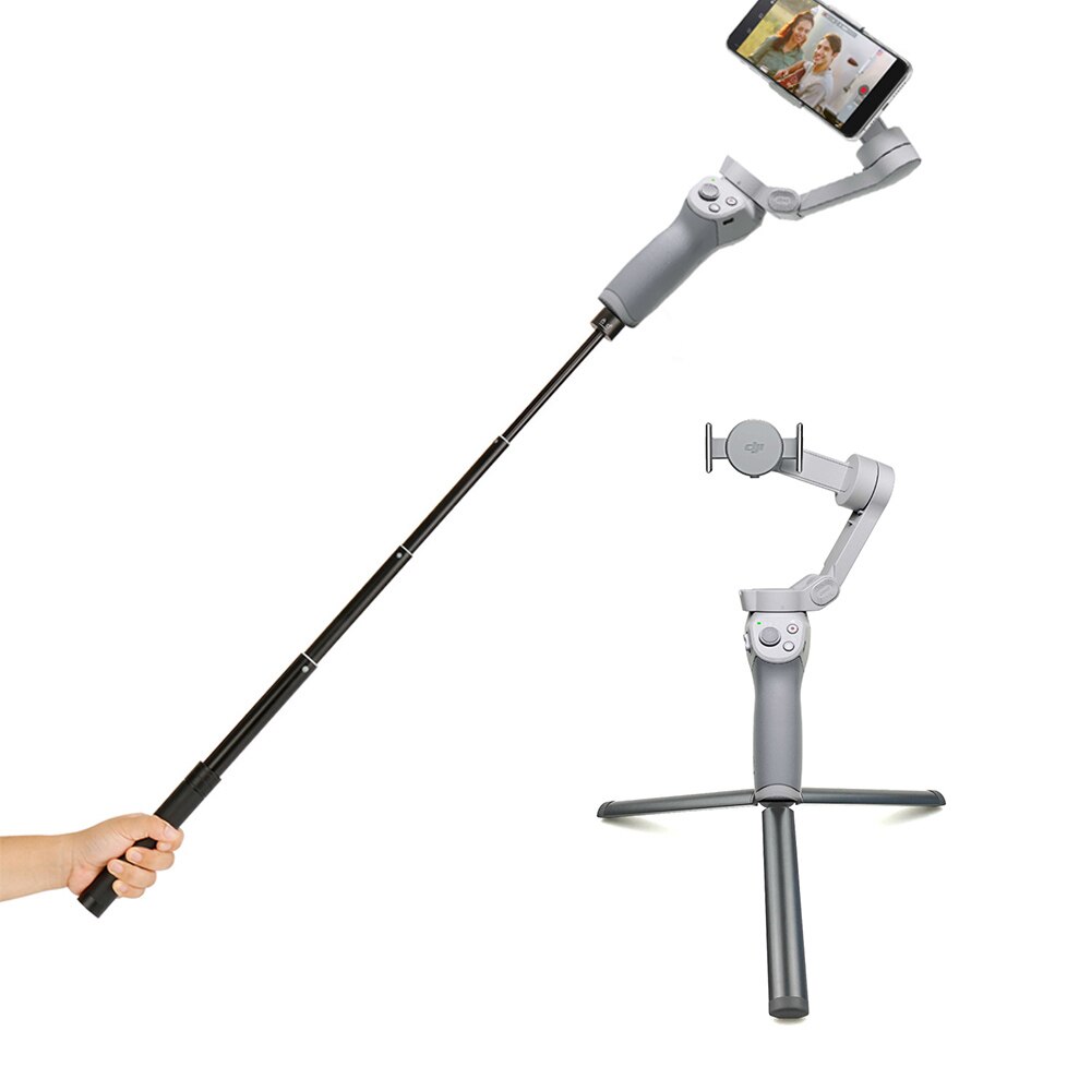 Gimbal Extension Pole - 740mm Max Length - Aluminum & PC - for DJI OM 4, OSMO Mobile 2/3