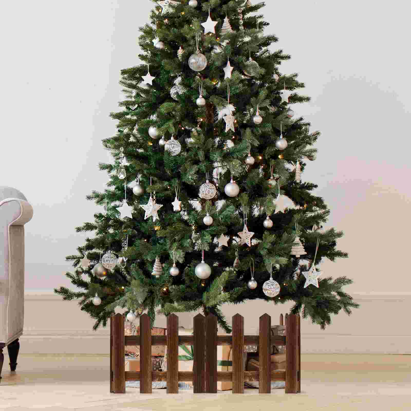 Verkoolde Hek 30 cm Hoogte Houten Houten Houten Hekken Tuinhekken Tuinhek Balkon Houten Hek Decoratieve Hek Tuin