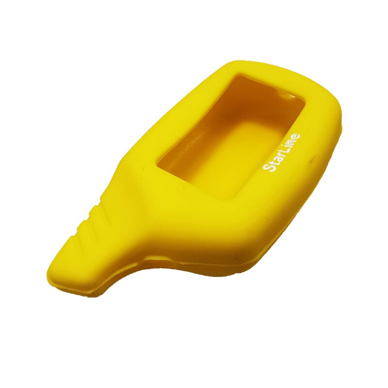 1 Pcs Good Silicone Key Cover Russian key cover B9 A91 A61 B6 Nine colors available Key storage car key case: Yellow