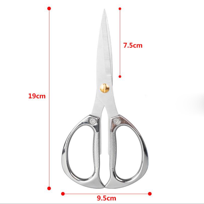 Xituo Keuken Schaar Heavy Duty Rvs Multifunctionele Vlees Keuken Koksmes Thuis Outdoor Daily Scherpe Schaar: Silver