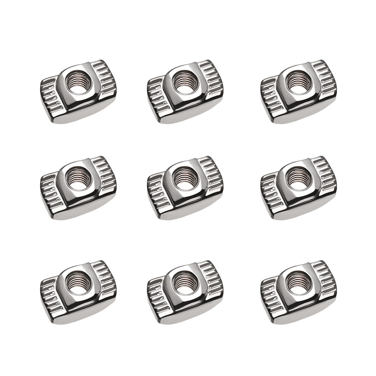 Pcs European Aluminum Extrusions Slim T Nut M Thread T Sliding Nut