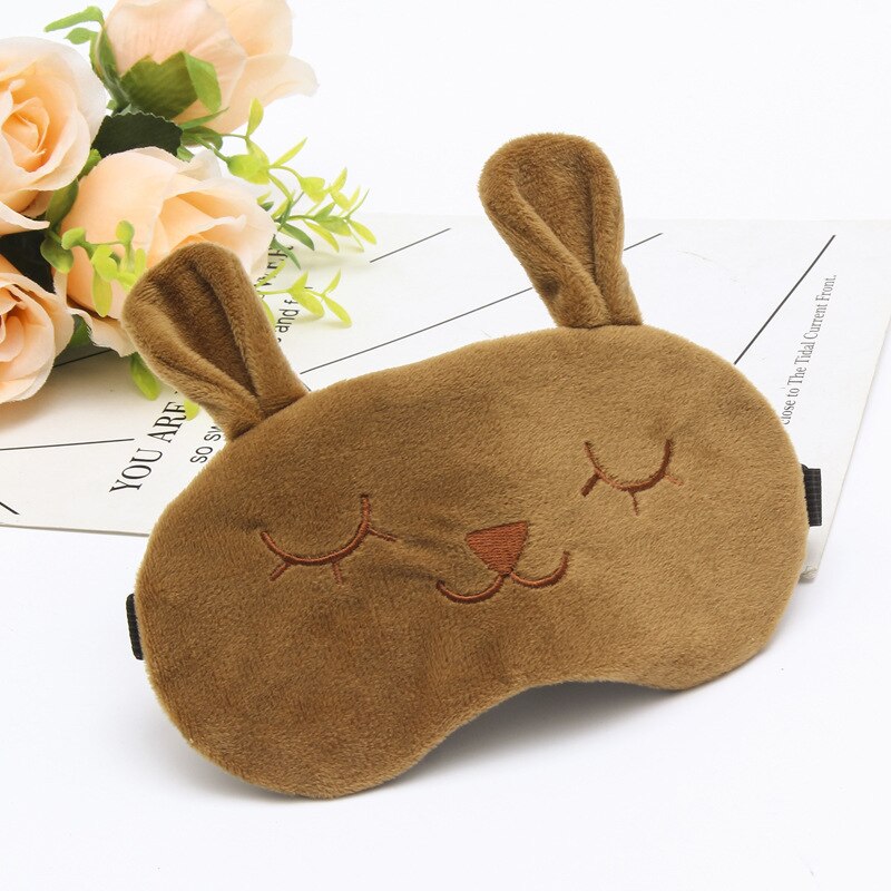 Máscara antifaz para dormir de dibujos animados para niños, bonita y Divertida máscara para dormir, banda para sombra de ojos para niños, ayudas para el sueño, parche para descanso de ojos con bolsa de hielo: 01