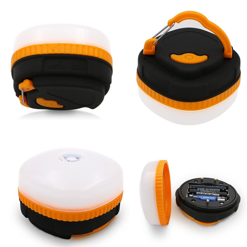 Led campingtält nödlykta 4 lägen ljus vandring backpacking utomhuslampa magnetisk ficklampa med krok  lo88