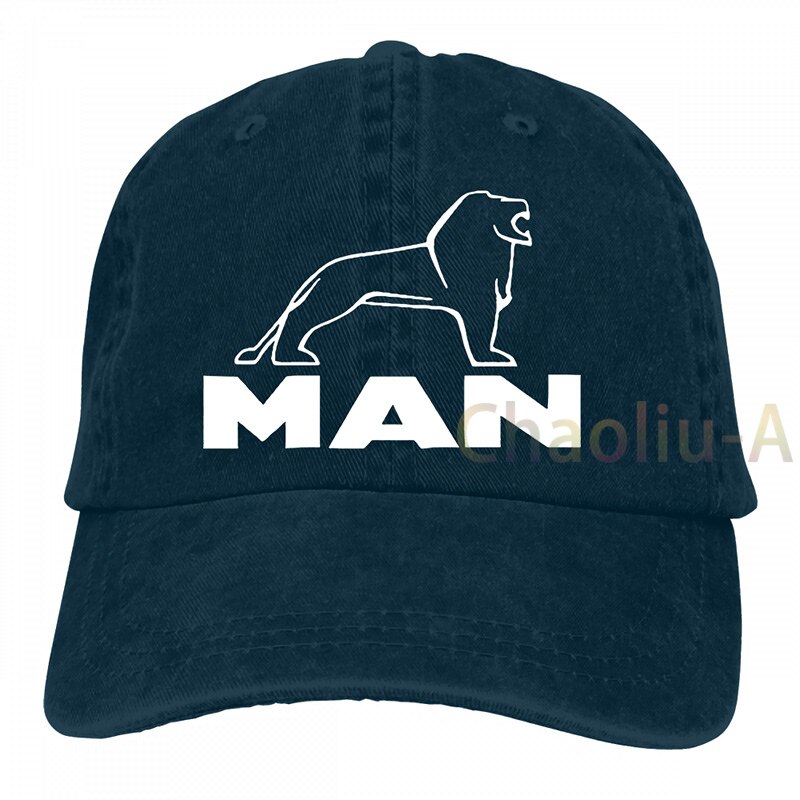 CAMION MAN LOGO TGX TGL TGM TGS AUTOTRAZIONE TRUCK DRIVER REGALO berretto da Baseball uomo donna Trucker Cappelli di modo cappuccio regolabile: 2-Navy