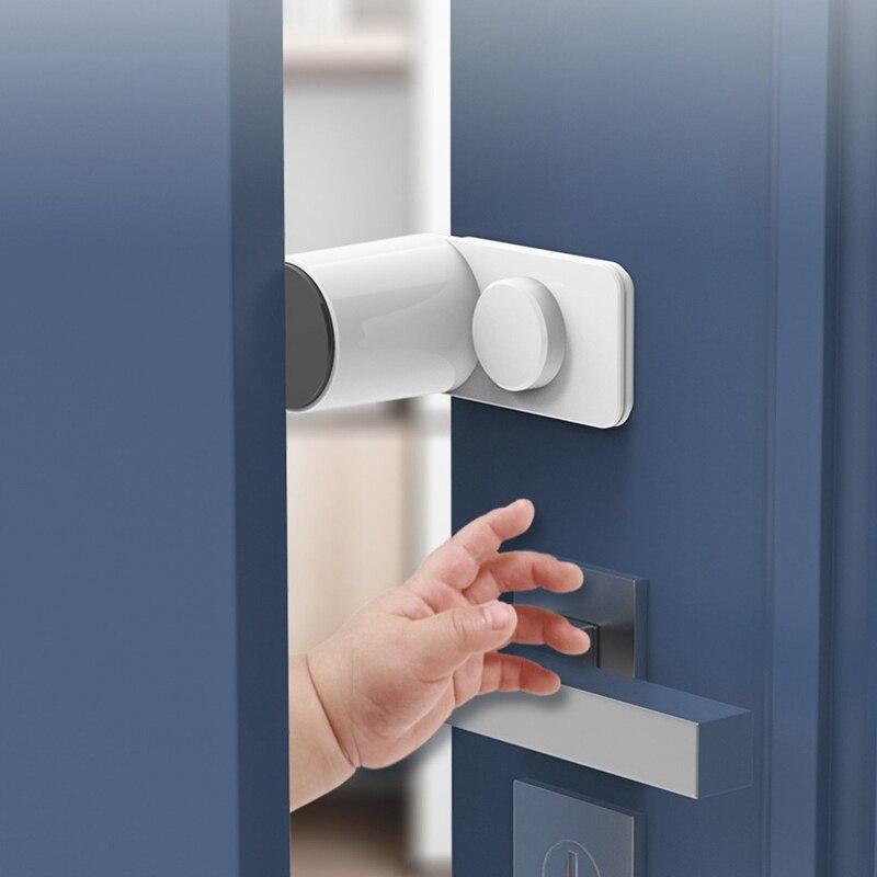 Safety Doors Handle Locks Prevent Pet and Kids Opening Door Protection Device Self-Adhesive Door Lever Lock for Home Universal