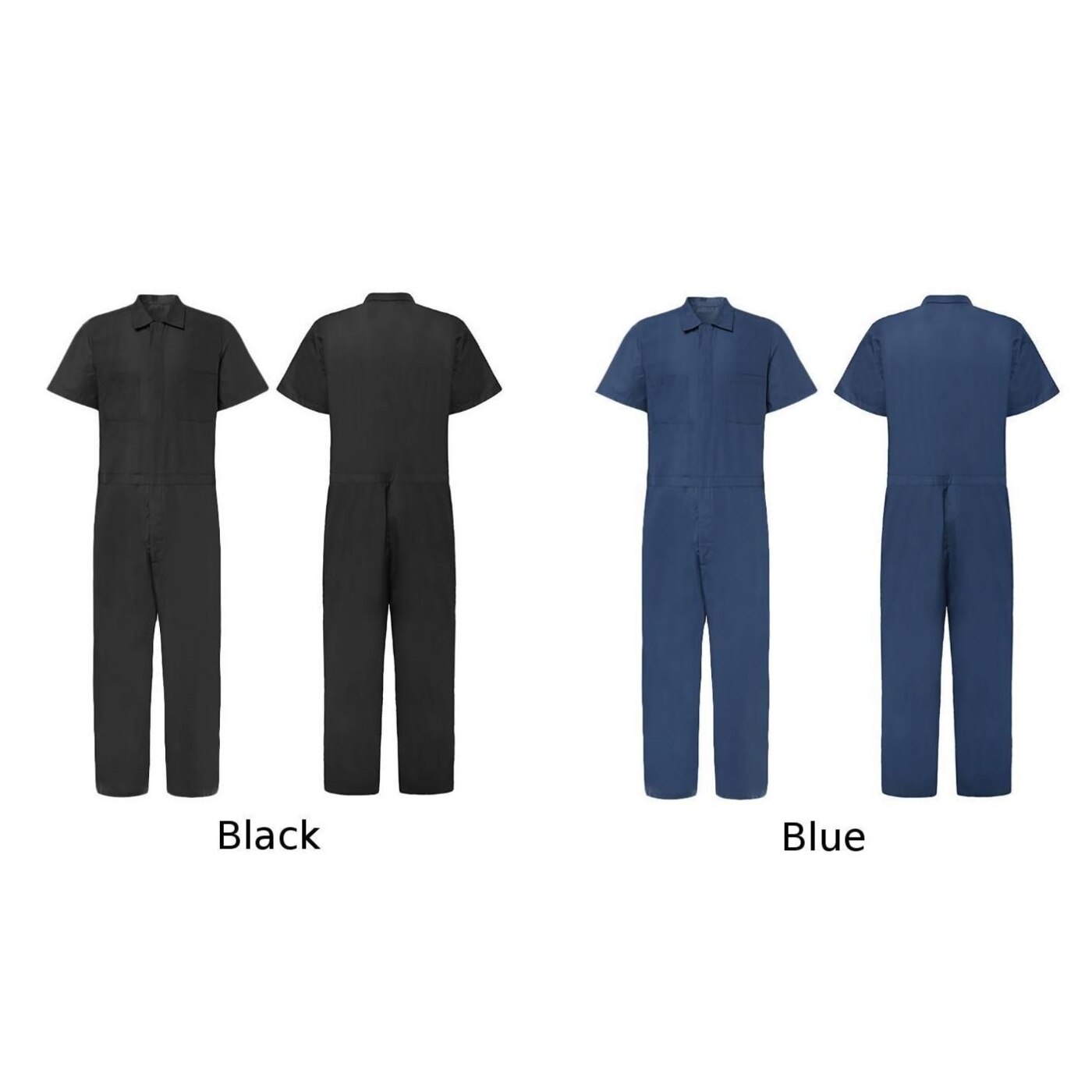 Dungaree jumpsuit herre sommer jumpsuits korte ærmer playsuits med knapper