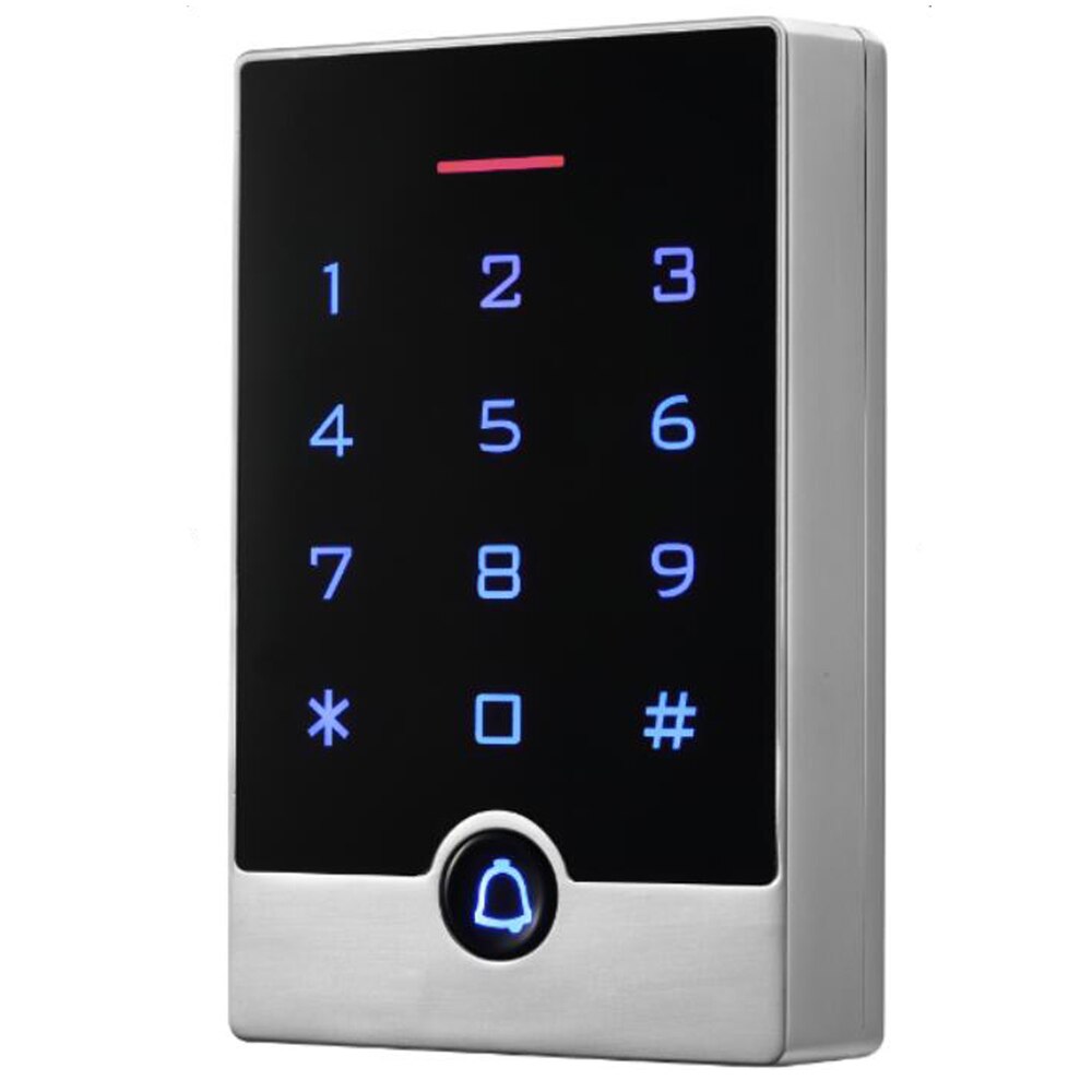 125Khz RFID Standalone Access Control Reader Keypad IP65 Waterproof Backlight Touch Keypad 2000 Users